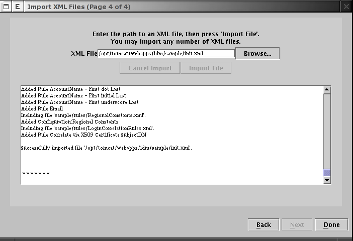 Import XML Files
